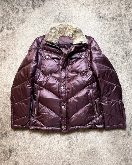 MONSIEUR NICOLE "CRIMSON WINTER" PUFFER