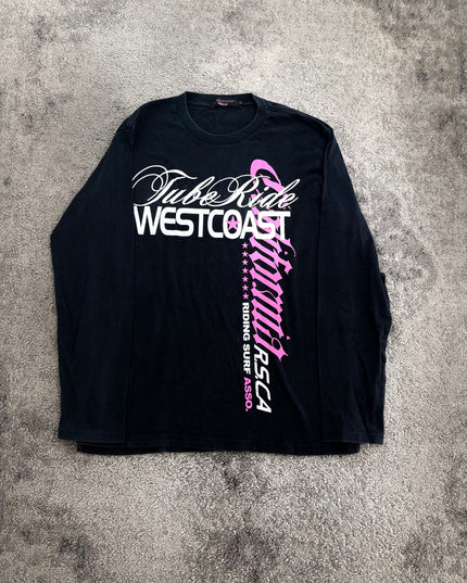 THRUXTON "PINK SUNSET REBELLION" LONGSLEEVE (S-M)