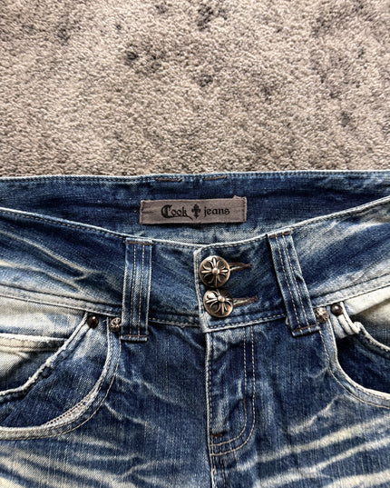 COOK JEANS "HEAVY SUNFADE" DENIM (M)