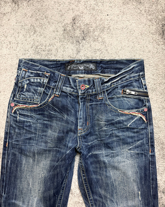 RED PEPPER "MIDNIGHT FADE" DENIM