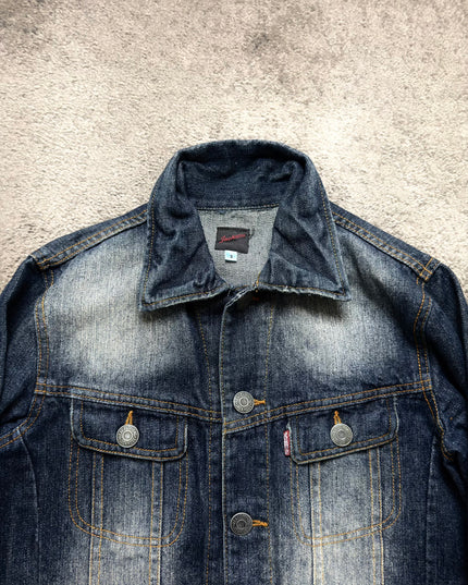 JACKROSE "MIDNIGHT FADE" DENIM JACKET (S)