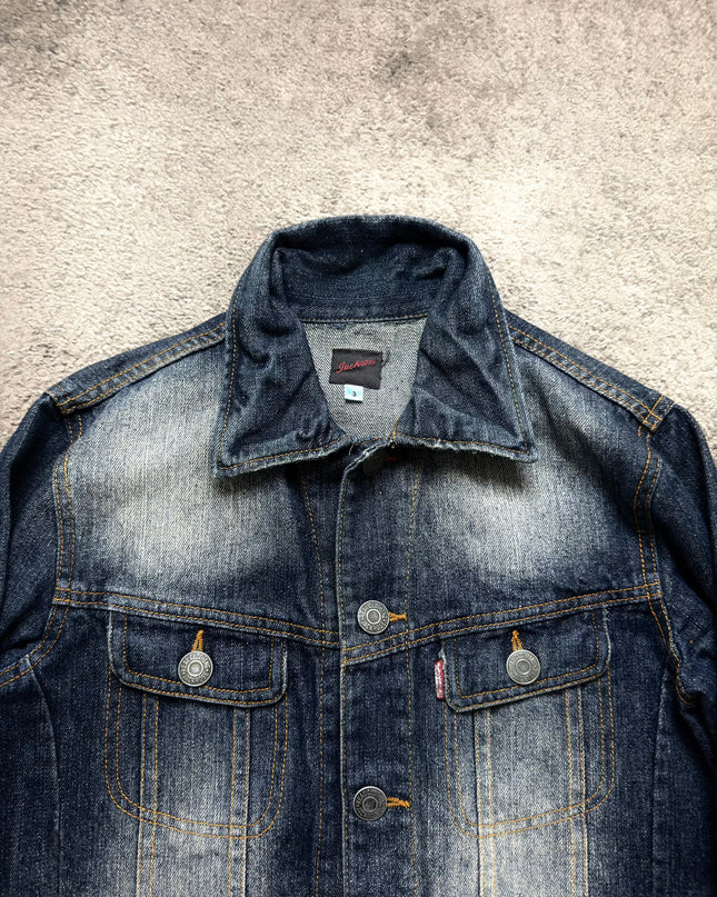 JACKROSE "MIDNIGHT FADE" DENIM JACKET (S)