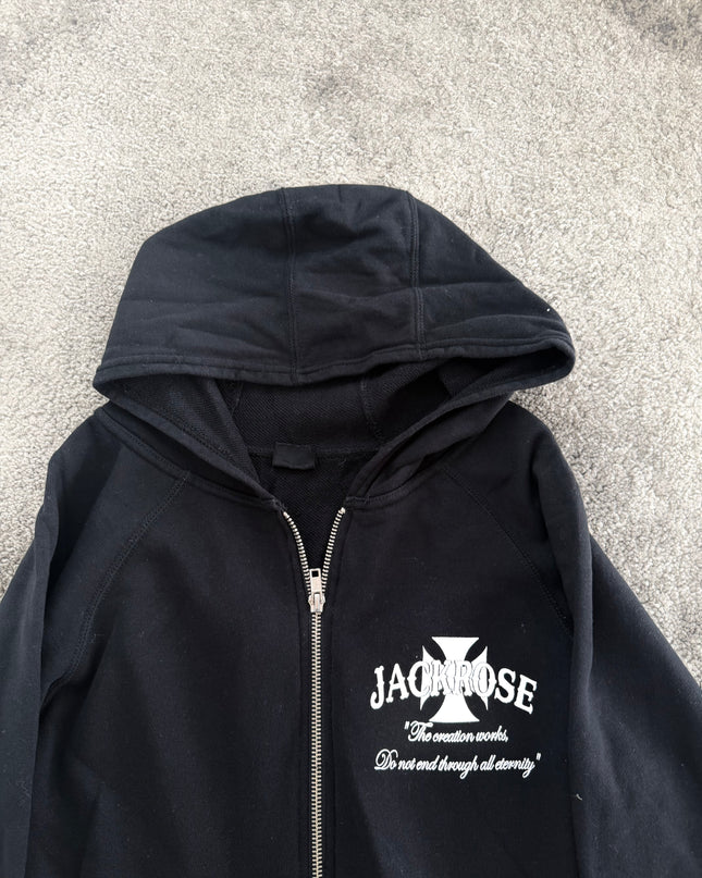 JACKROSE "TERMINAL ROSE" ZIP HOODIE (S-M)