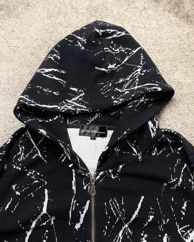 INTHEATTIC "ABSTRACT NOISE" HOODIE (M)