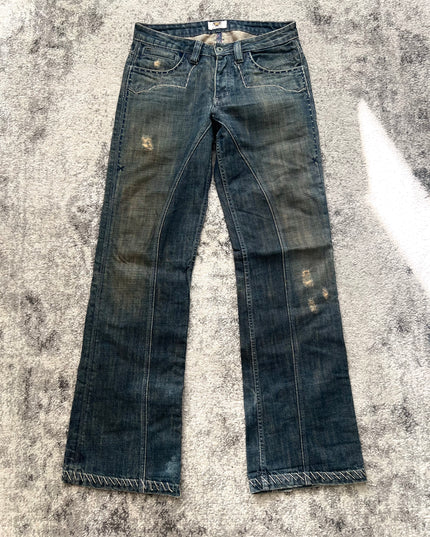 ANTIQUE WORN IN WESTERN DENIM