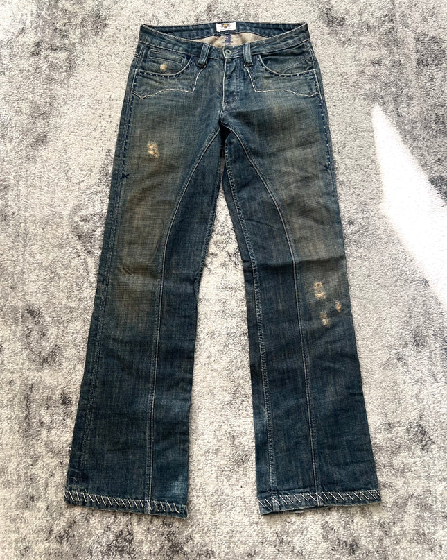 ANTIQUE WORN IN WESTERN DENIM