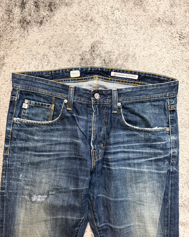 ADRIANO GOLDSCHMIED "FADED GHOSTLINE" DENIM