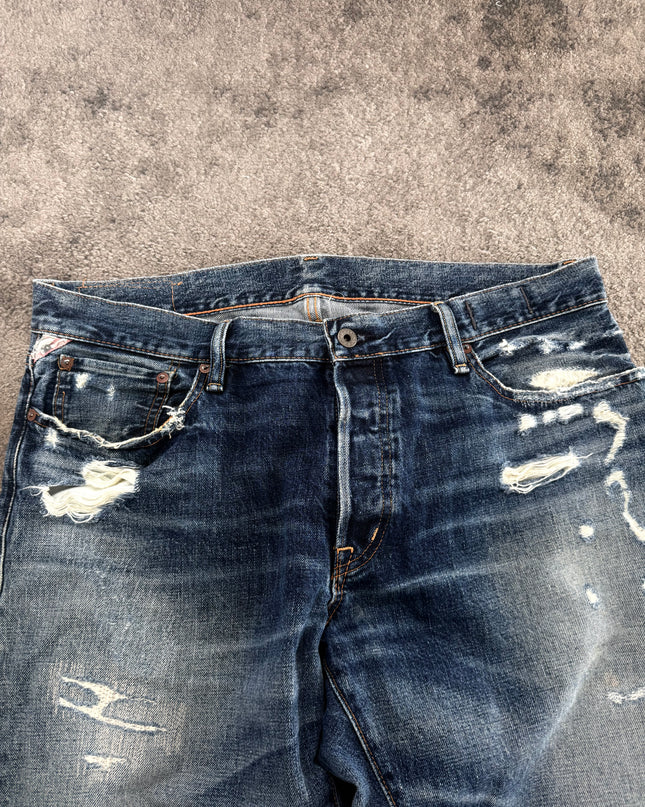 DENIM & SUPPLY "RAW DAMAGE" DENIM (L)