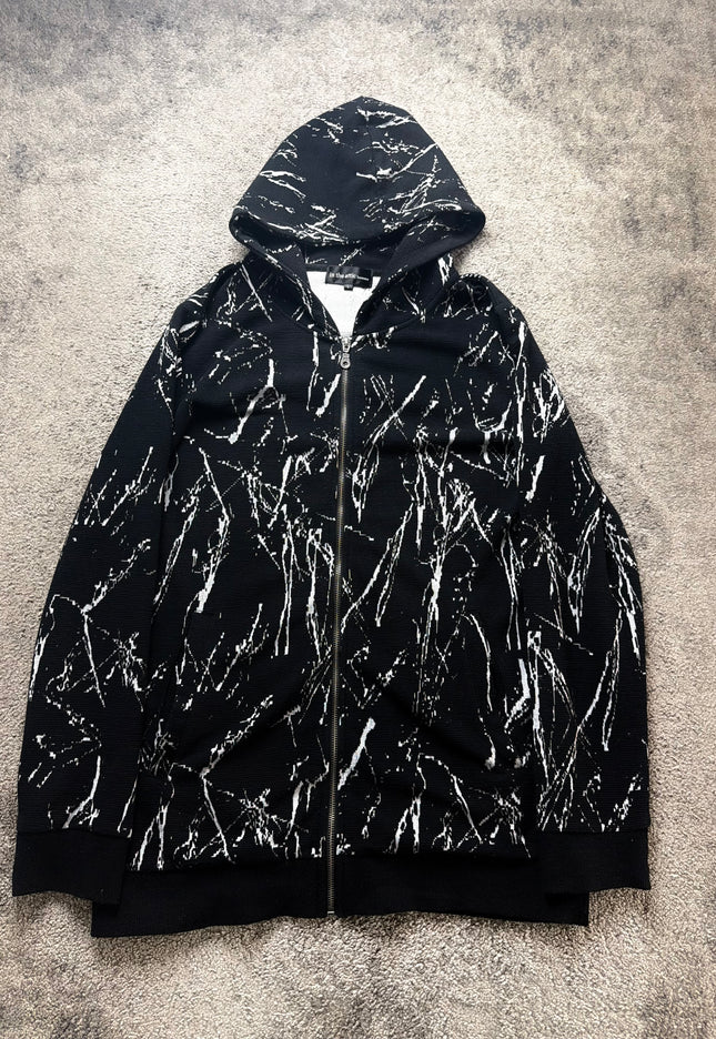 INTHEATTIC "ABSTRACT NOISE" HOODIE (M)