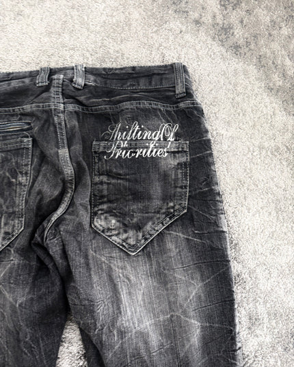 JACK SERIKA "SHADOW ZIP" FLARE DENIM (S)