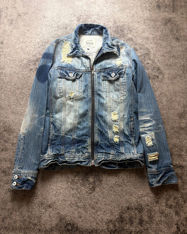 JACKROSE "BROKEN FADE" DENIM JACKET