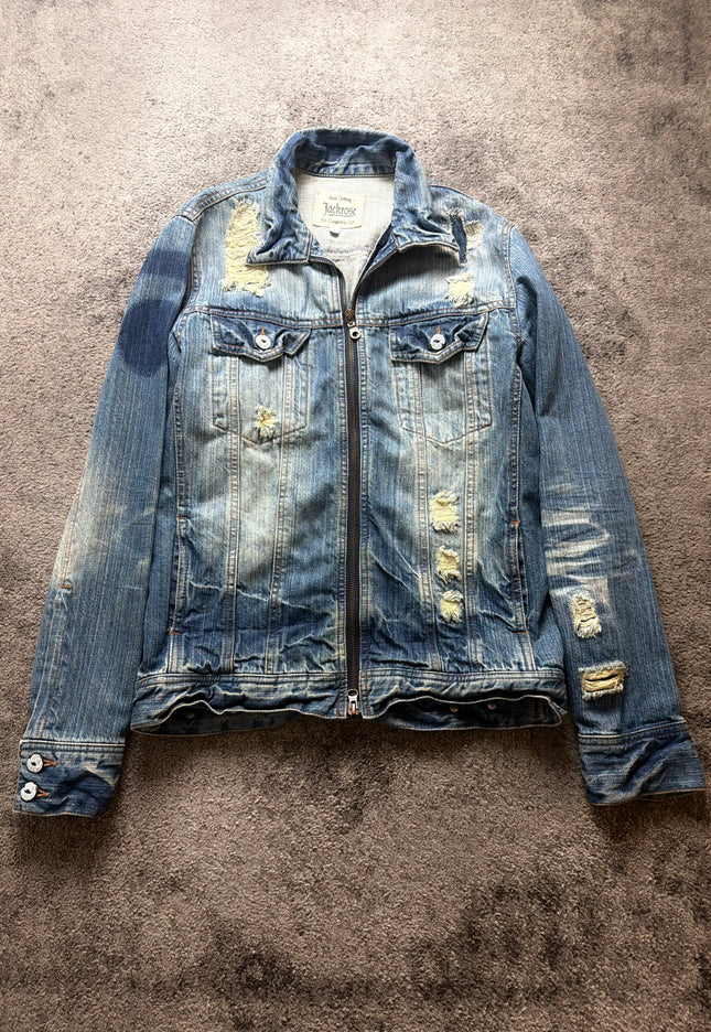 JACKROSE "BROKEN FADE" DENIM JACKET