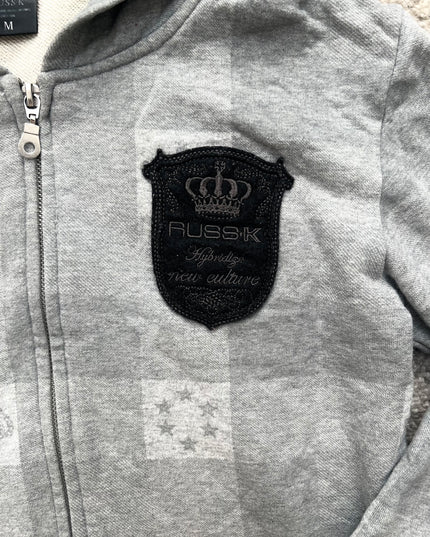 RUSS-K PATCH ZIP HOODIE