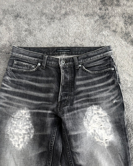LOUNGE LIZARD "ASH DISTRESS" DENIM (S)