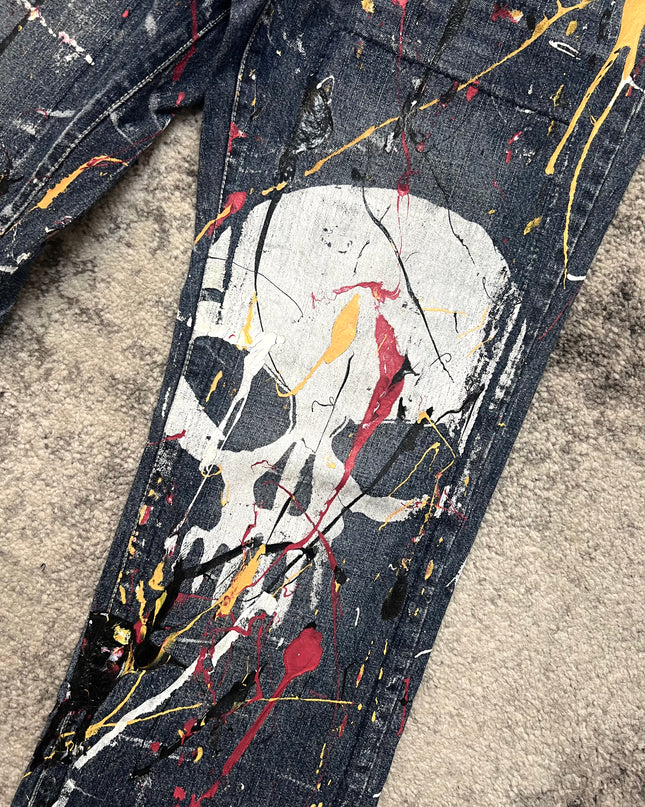 HN+DIE "ARTILLERY SKULL" DENIM