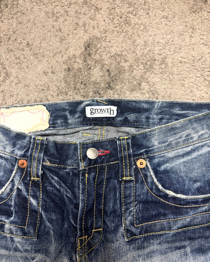 GROWTH "CRUSHED HORIZON" DENIM