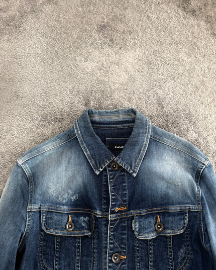 JACKROSE "MIDNIGHT FADE 2" DENIM JACKET (S-M)