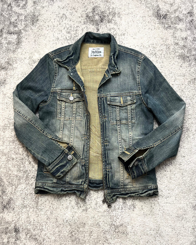 JACKROSE HEAVY WASH DENIM JACKET 