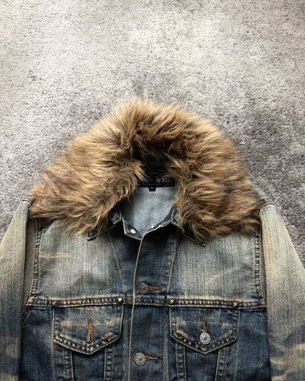 BY BEANS "FADED NORTHERN GHOST" DENIM JACKET