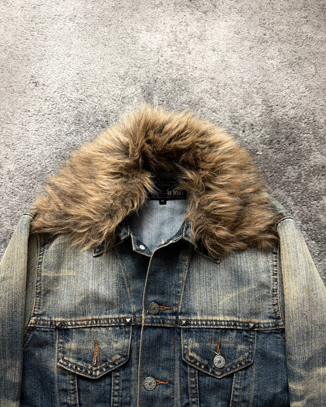 BY BEANS "FADED NORTHERN GHOST" DENIM JACKET