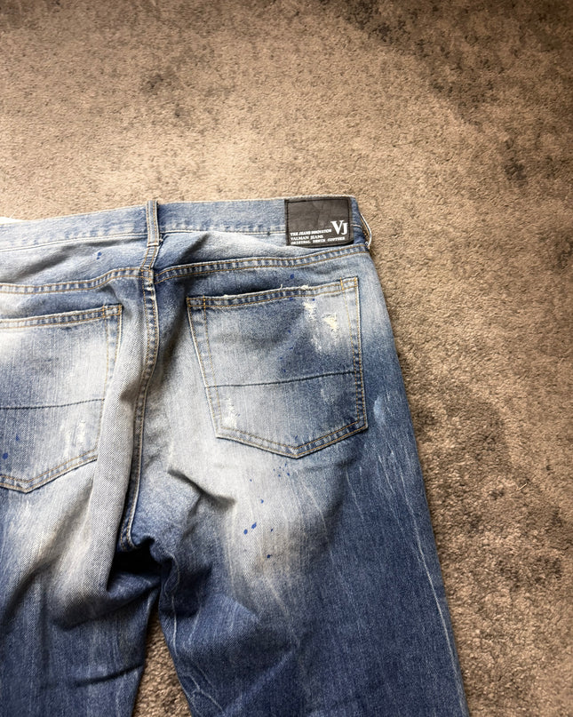 VALMAN "DESTROYED INDIGO" DENIM
