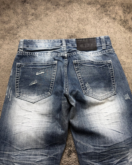 DIVINE "WRINKLE DISTRESS" DENIM (S)