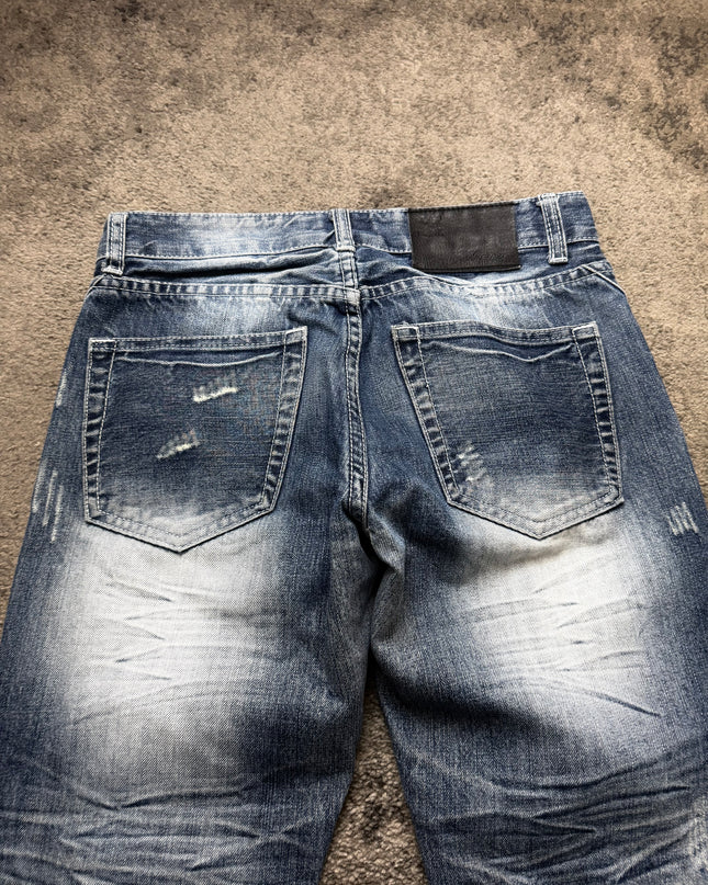 DIVINE "WRINKLE DISTRESS" DENIM (S)