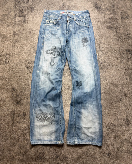 DRIVE JEANS "BAD GIRL FADE" DENIM
