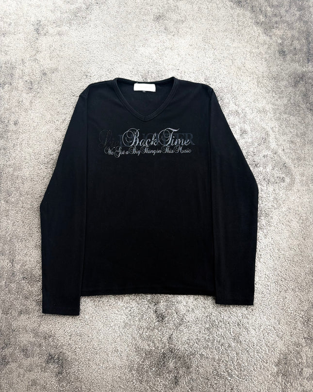 GROWTH "MIDNIGHT SCRIPT" LONGSLEEVE (M)