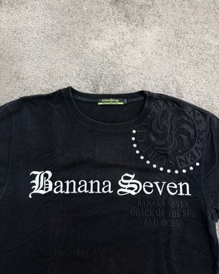 BANANA SEVEN "MIDNIGHT CREST" TEE (S-M)