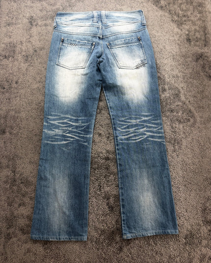 COOK JEANS "SNOW FLASH" DENIM (M)