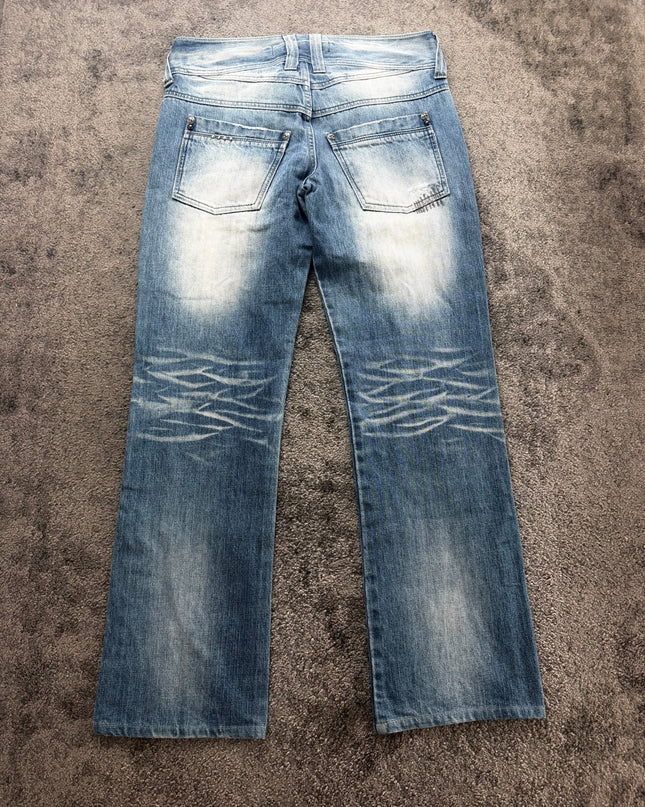 COOK JEANS "SNOW FLASH" DENIM (M)
