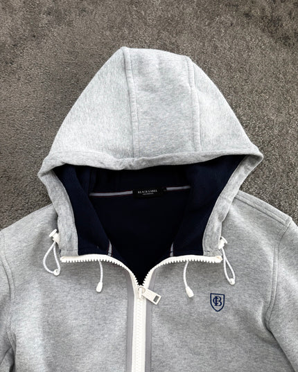CRESTBRIDGE "MINIMAL CREST" ZIP HOODIE (S)