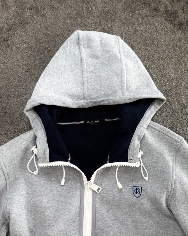 CRESTBRIDGE "MINIMAL CREST" ZIP HOODIE (S)