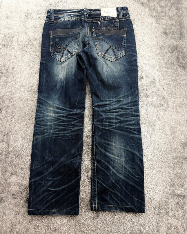 LOLITA "LEATHER TRIM" DENIM (M-L)