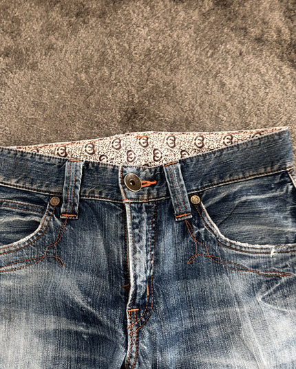 BLUE TRIP "LIGHTNING FADE VEINS" DENIM (S-M)