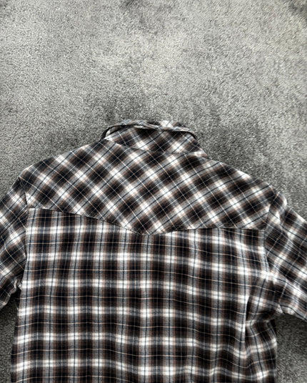 SCHLÜSSEL "BROWN STATIC" FLANNEL (L)