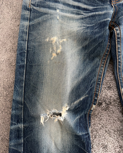 NUMBER ZERO "SUNFADE DAMAGE" DENIM (M-L)