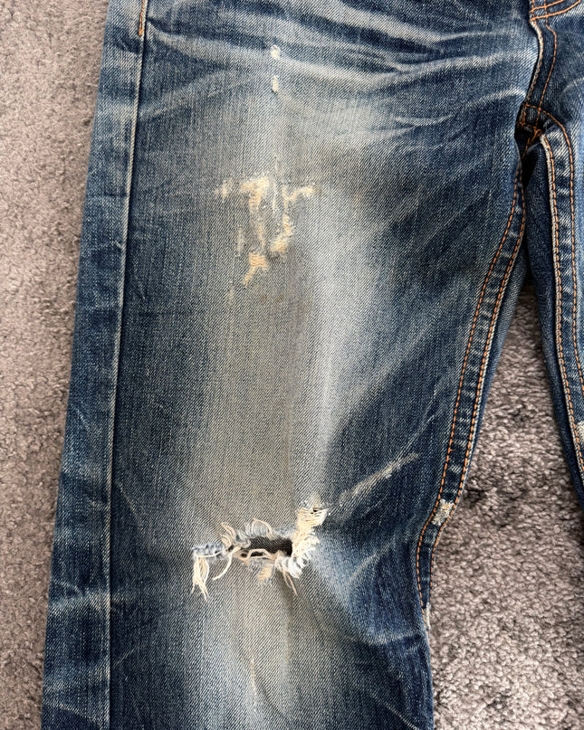 NUMBER ZERO "SUNFADE DAMAGE" DENIM (M-L)