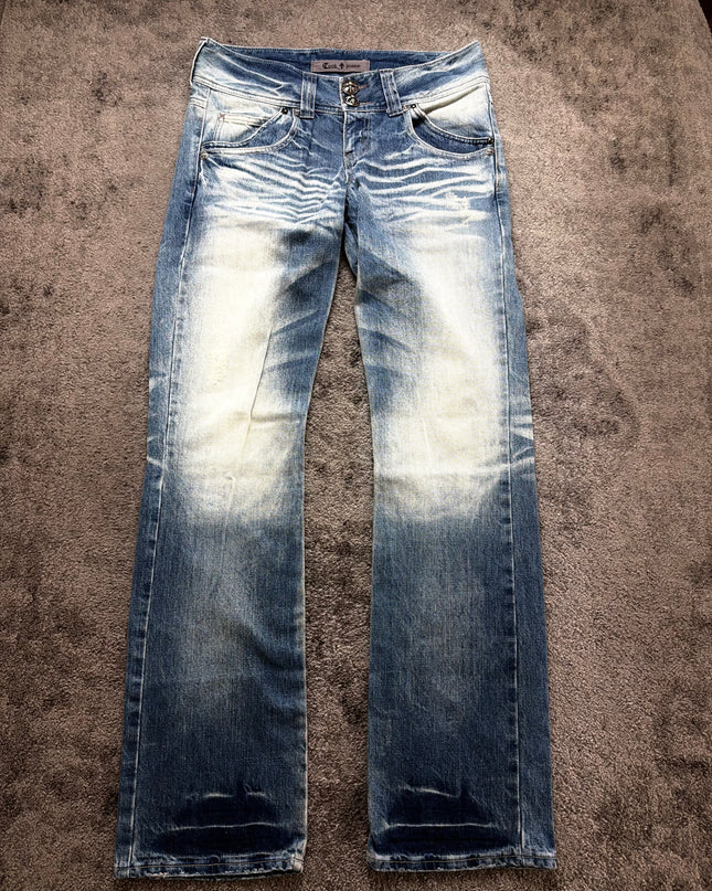 COOK JEANS "HEAVY SUNFADE" DENIM (M)