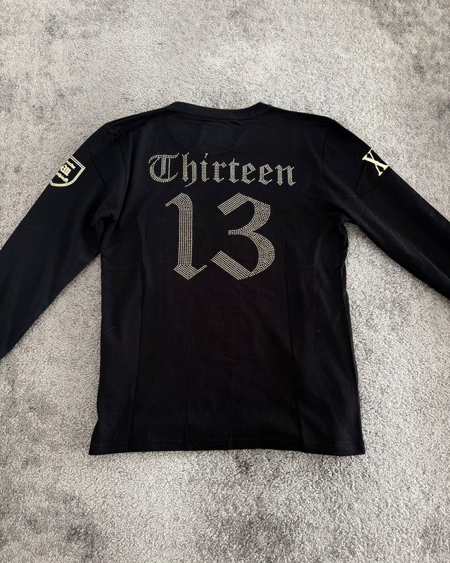 THIRTEEN JAPAN "GOTHIC SCRIPT" LONGSLEEVE (S-M)