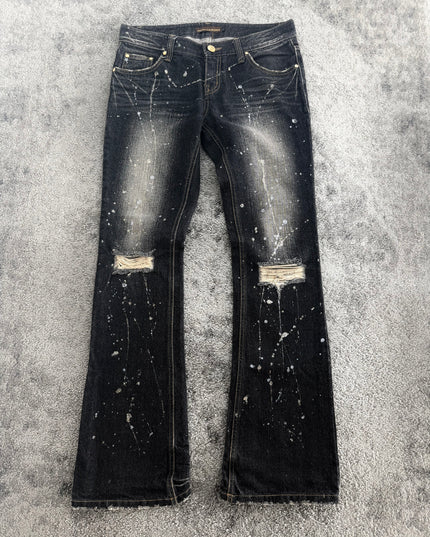 ANGELICA ROSES "PAINTED NOIR" DENIM (M)