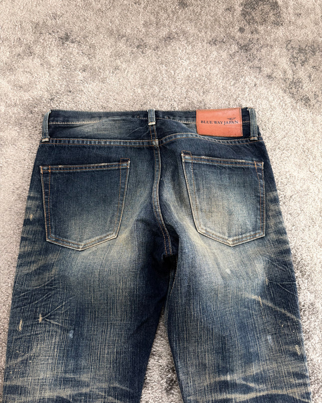 BLUE WAY "WHISPER FADE" DENIM