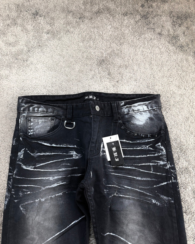 K.U.I "MIDNIGHT SLASH" DENIM