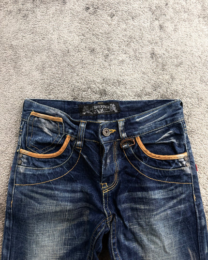 RED PEPPER "INDIGO DRIFT" DENIM (S)