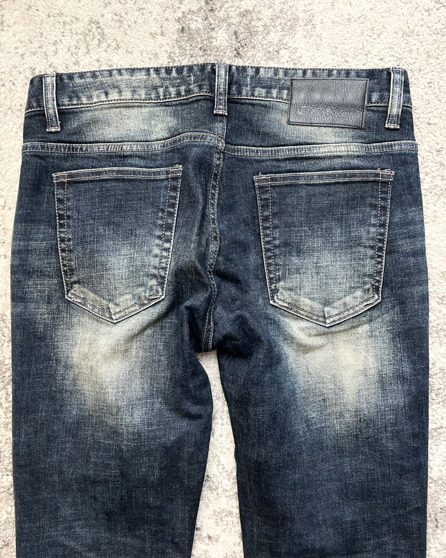 COOK JEANS "TWILIGHT SCAR" SLIM FIT DENIM