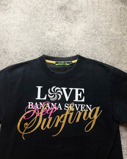 BANANA SEVEN "KEEP SURFING" TEE (S-M)