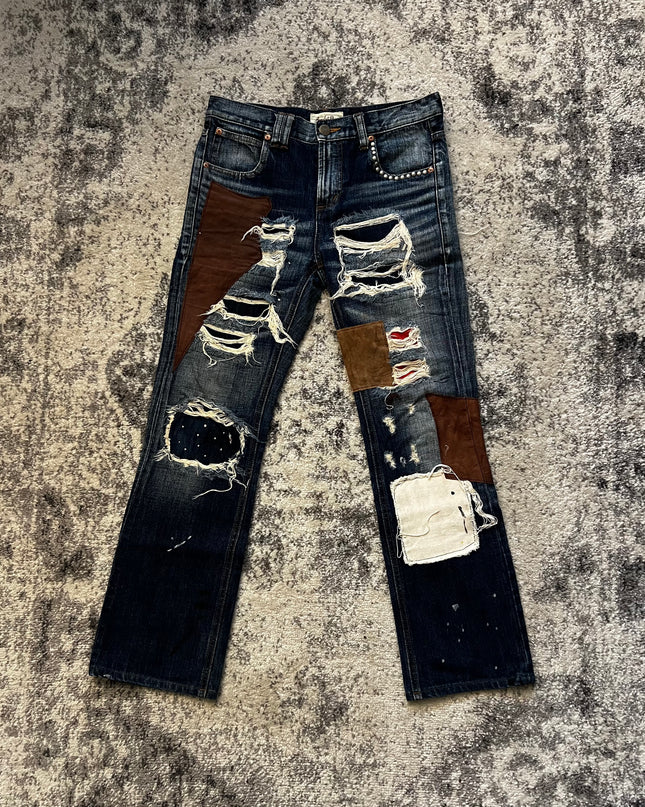 BONDS AND PEACE PATCH DENIM