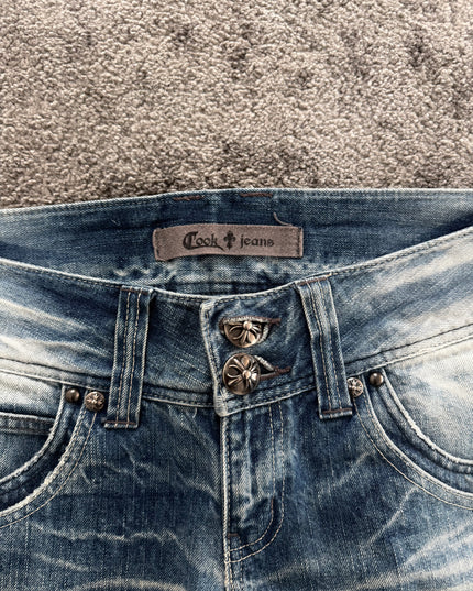 COOK JEANS "SNOW FLASH" DENIM (M)