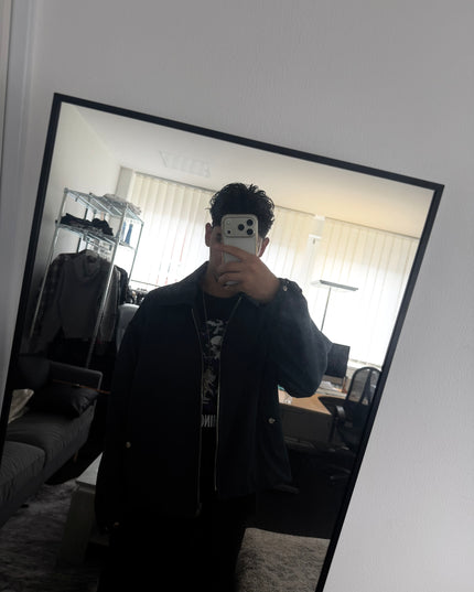 CAVARIA "MINIMAL ZIP BLOUSON" JACKET (S-M)